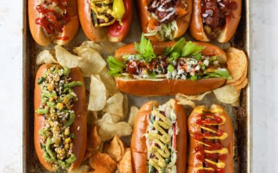 Fun Summer Grillin’ Idea: Hot Dog Bar!