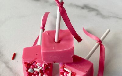 Valentine’s Day Pink Hot Chocolate Sticks