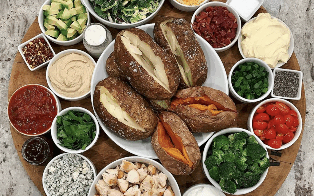 Quick Dinner Idea: Baked Potato Bar!