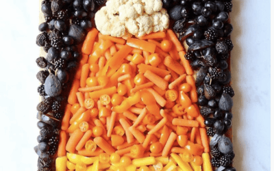 Healthy Halloween Veggie & Fruit Board