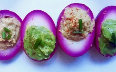 Joy Bauer’s “Pretty in Pink” Deviled Eggs