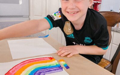 DIY Rainbow Art