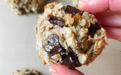 Easy Chocolate Chunk Banana Bread Cookies