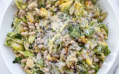 Air Fried Artichoke Salad with Lemon Parmesan Dressing