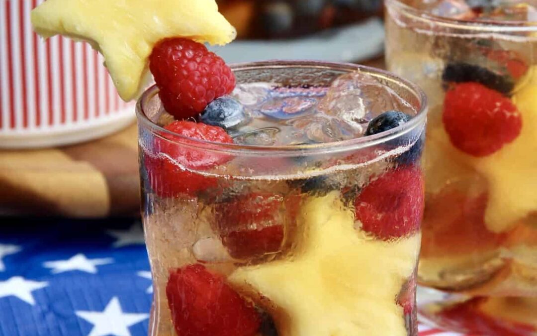 Sparkling Sweet Tea Sangria for Summer